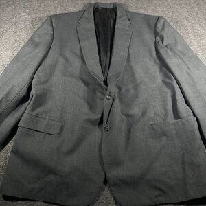 Vintage JACK FRASER Wool Jacket Men's 46 Gray Heavy Custom Made 1960 *READ*
